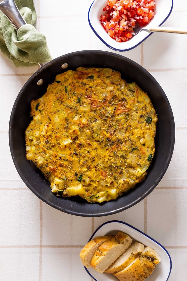 Spansk tortilla med squash